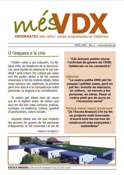 Butlletí mésVDX