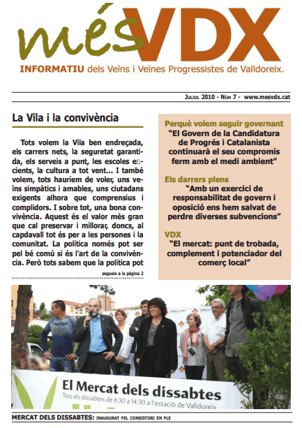 Butlletí mésVDX